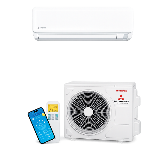 Mitsubishi Heavy Industries Ciara 1.5kW Reverse Cycle Inverter Split System  Installation Package